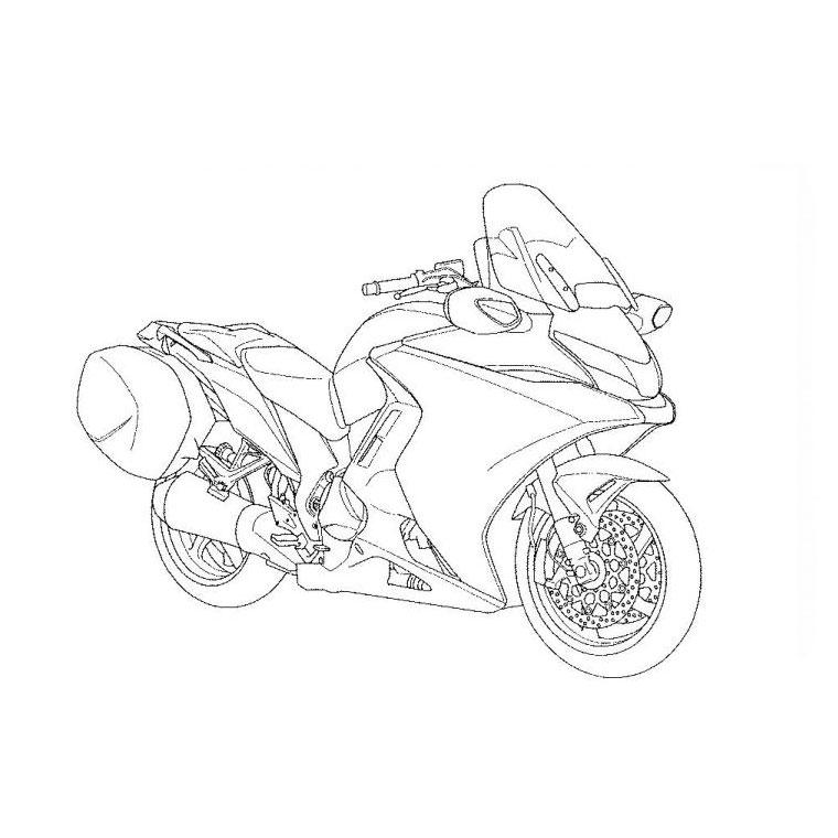 Раскраска: мотоцикл (транспорт) #136319 - Бесплатные раскраски для печати