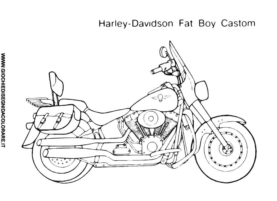 Раскраска: мотоцикл (транспорт) #136424 - Бесплатные раскраски для печати