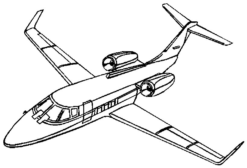 Раскраска: самолет (транспорт) #134779 - Бесплатные раскраски для печати
