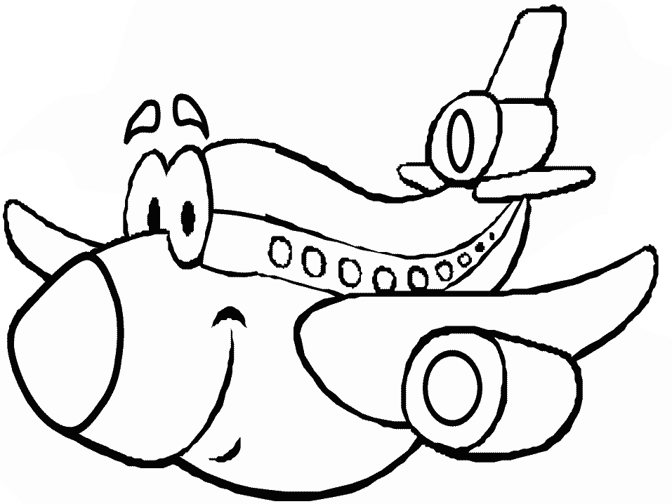 Раскраска: самолет (транспорт) #134926 - Бесплатные раскраски для печати