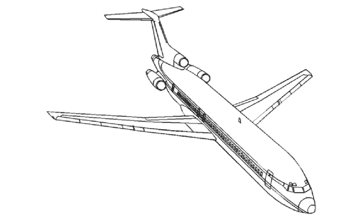 Раскраска: самолет (транспорт) #134967 - Бесплатные раскраски для печати