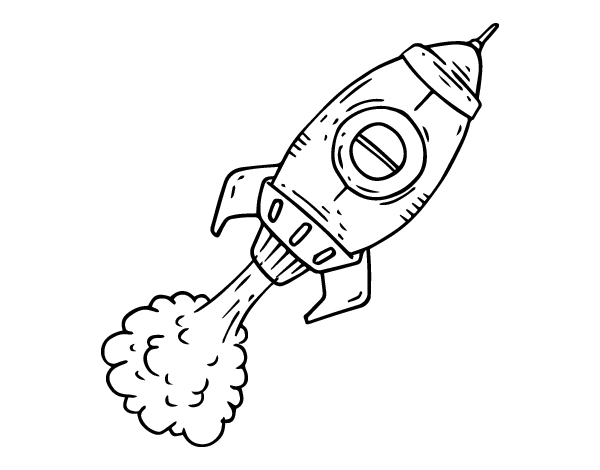 Раскраска: ракета (транспорт) #140122 - Бесплатные раскраски для печати