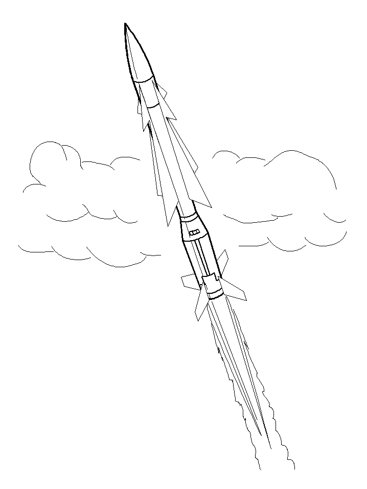 Раскраска: ракета (транспорт) #140153 - Бесплатные раскраски для печати