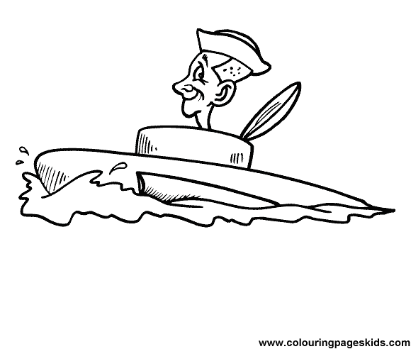 Раскраска: подводная лодка (транспорт) #137710 - Бесплатные раскраски для печати