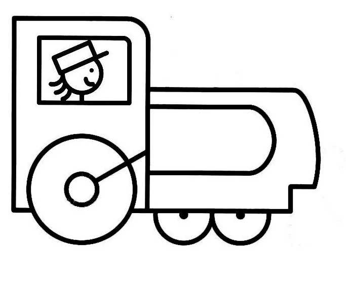 Раскраска: Поезд / Локомотив (транспорт) #135044 - Бесплатные раскраски для печати