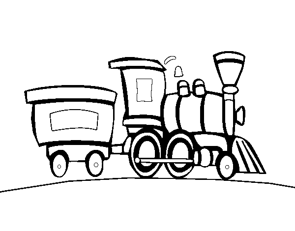 Раскраска: Поезд / Локомотив (транспорт) #135175 - Бесплатные раскраски для печати