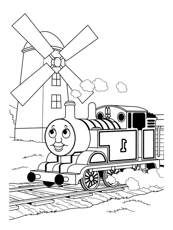 Раскраска: Поезд / Локомотив (транспорт) #135241 - Бесплатные раскраски для печати