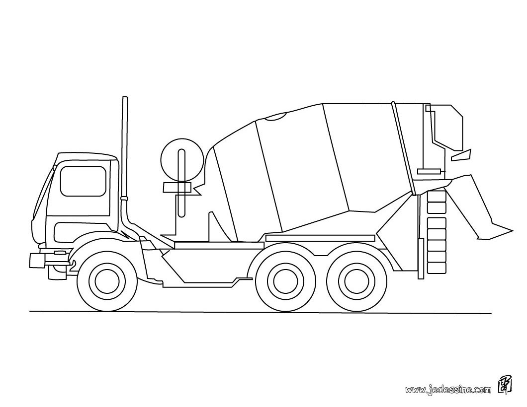 Раскраска: грузовик (транспорт) #135566 - Бесплатные раскраски для печати