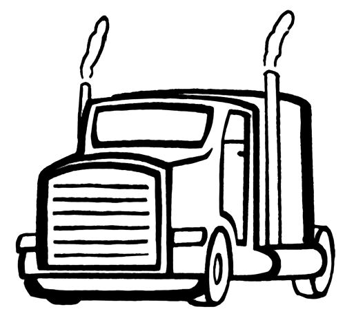 Раскраска: грузовик (транспорт) #135578 - Бесплатные раскраски для печати