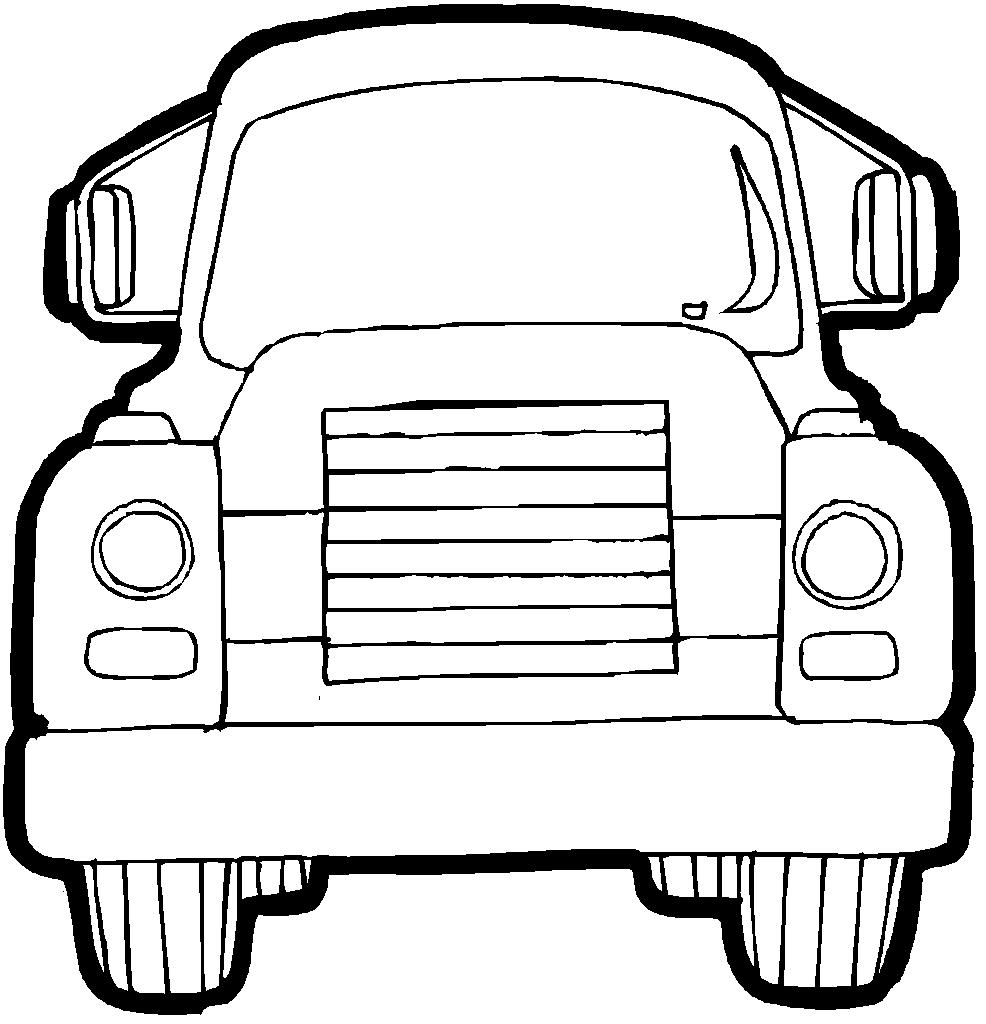 Раскраска: грузовик (транспорт) #135631 - Бесплатные раскраски для печати