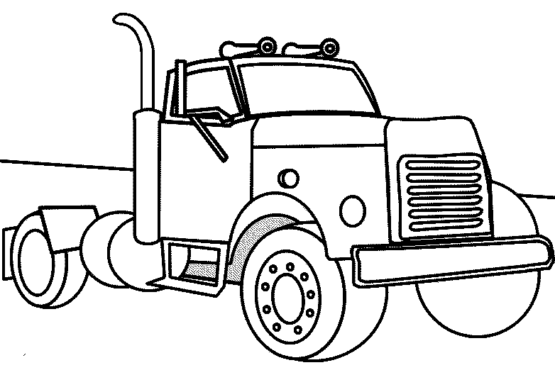 Раскраска: грузовик (транспорт) #135653 - Бесплатные раскраски для печати