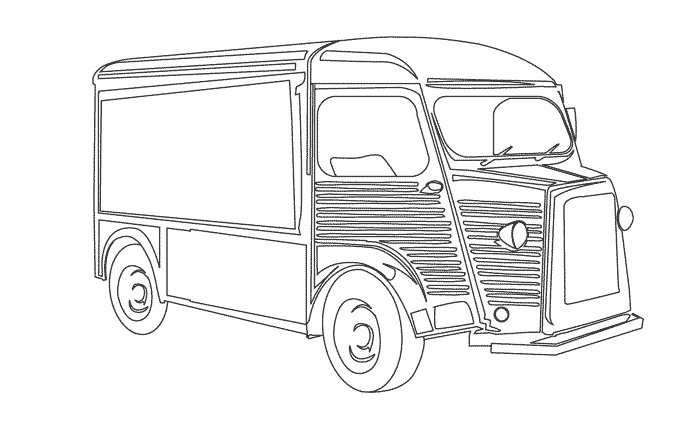 Раскраска: грузовик (транспорт) #135672 - Бесплатные раскраски для печати