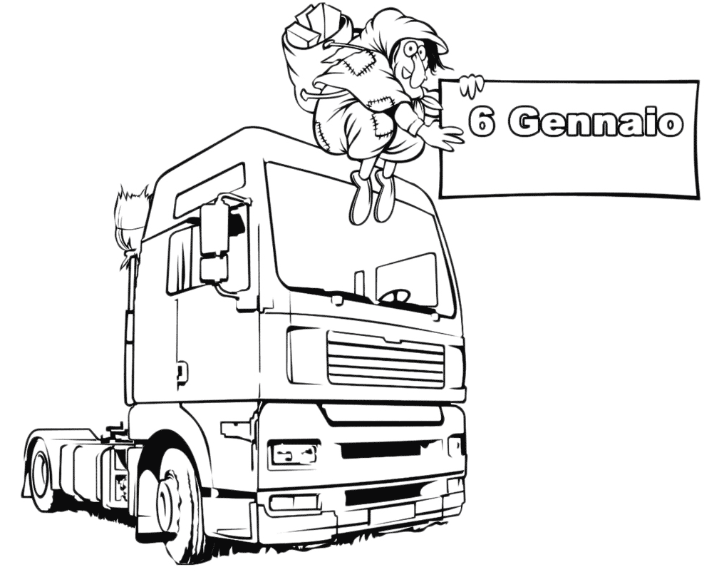 Раскраска: грузовик (транспорт) #135696 - Бесплатные раскраски для печати