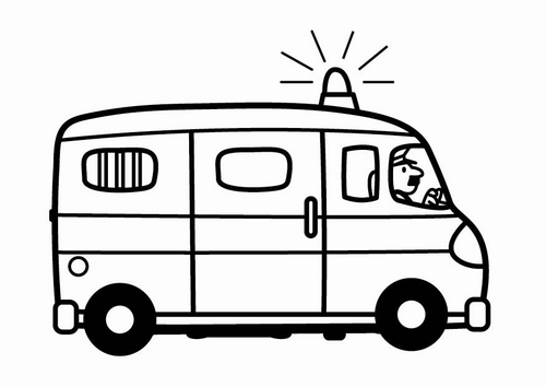 Раскраска: фургон (транспорт) #145119 - Бесплатные раскраски для печати