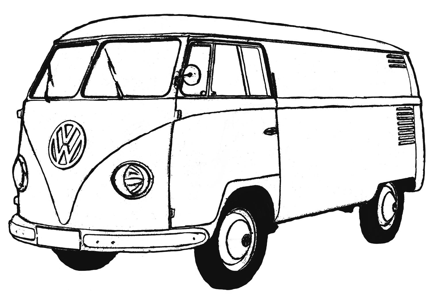 Раскраска: фургон (транспорт) #145127 - Бесплатные раскраски для печати