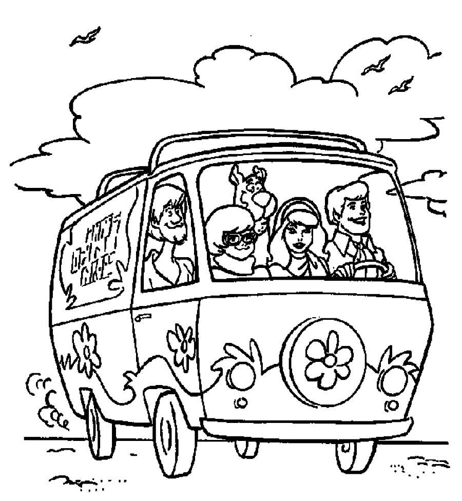 Раскраска: фургон (транспорт) #145146 - Бесплатные раскраски для печати