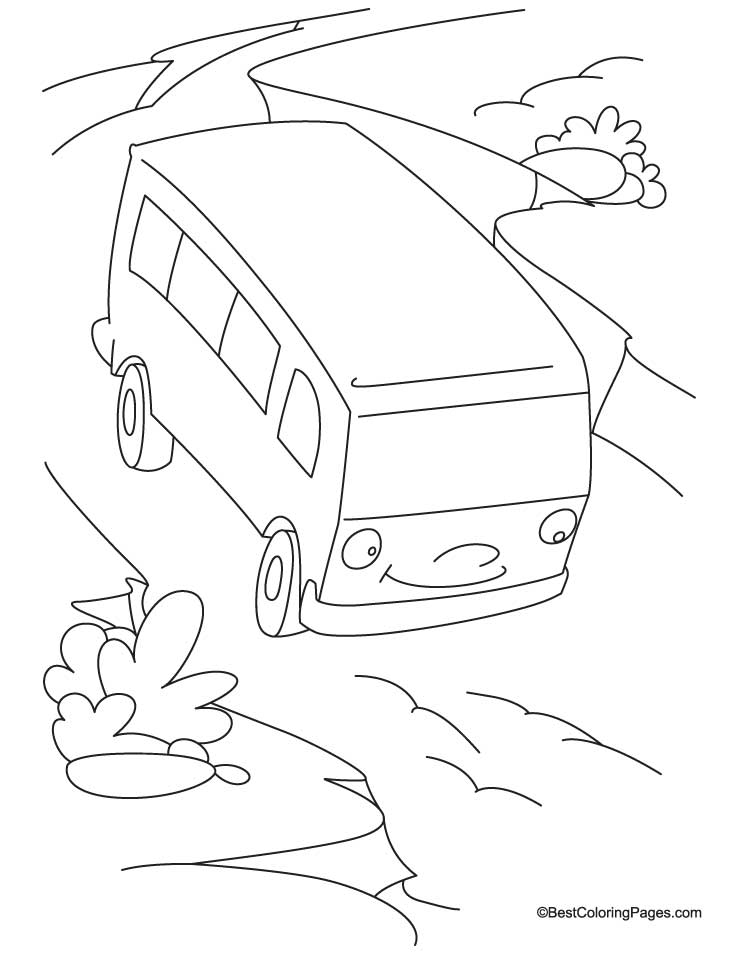 Раскраска: фургон (транспорт) #145246 - Бесплатные раскраски для печати