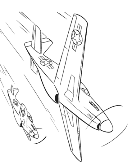 Раскраска: Военный самолет (транспорт) #141249 - Бесплатные раскраски для печати