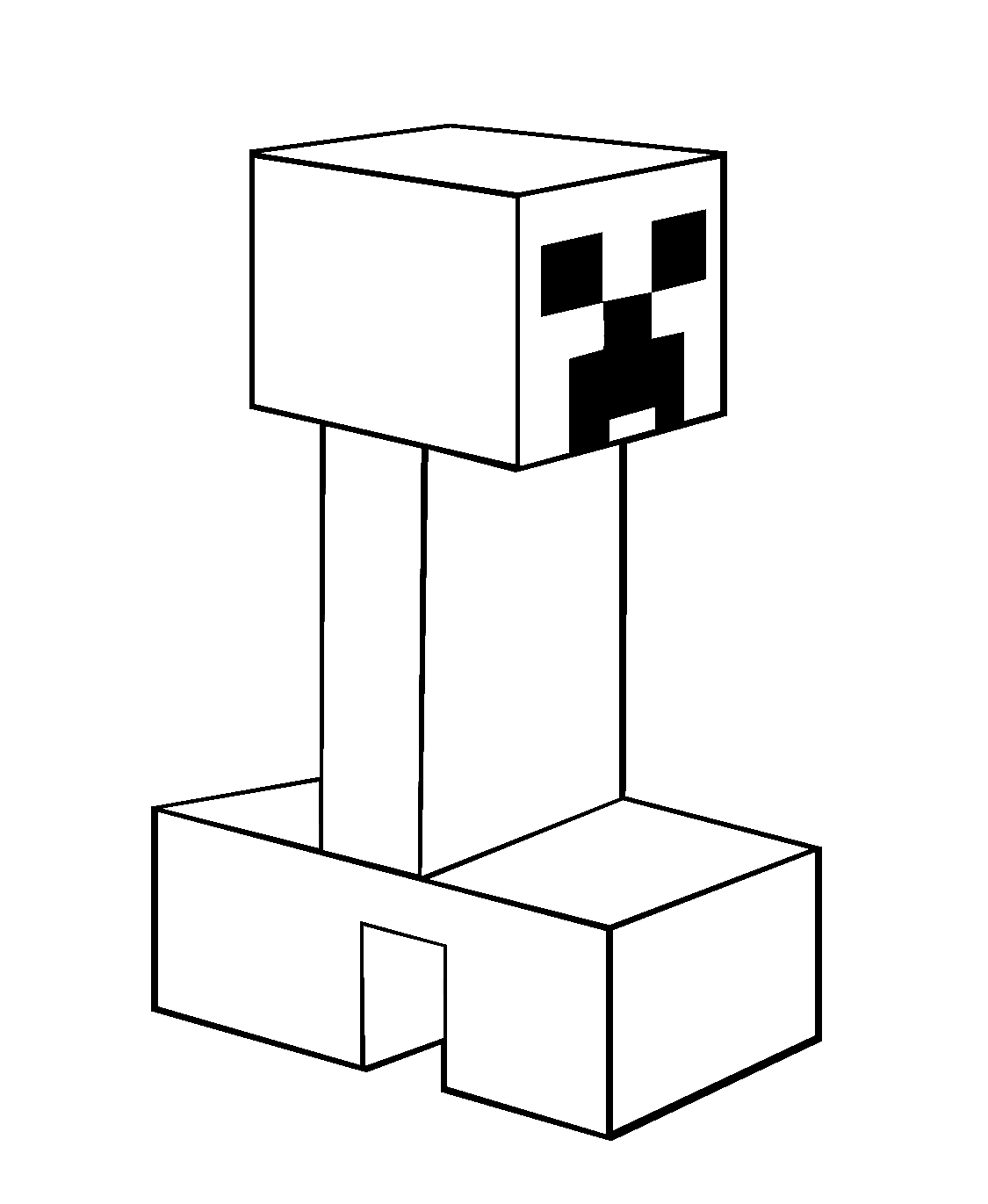 Раскраска: Minecraft (Видео игры) #113877 - Бесплатные раскраски для печати