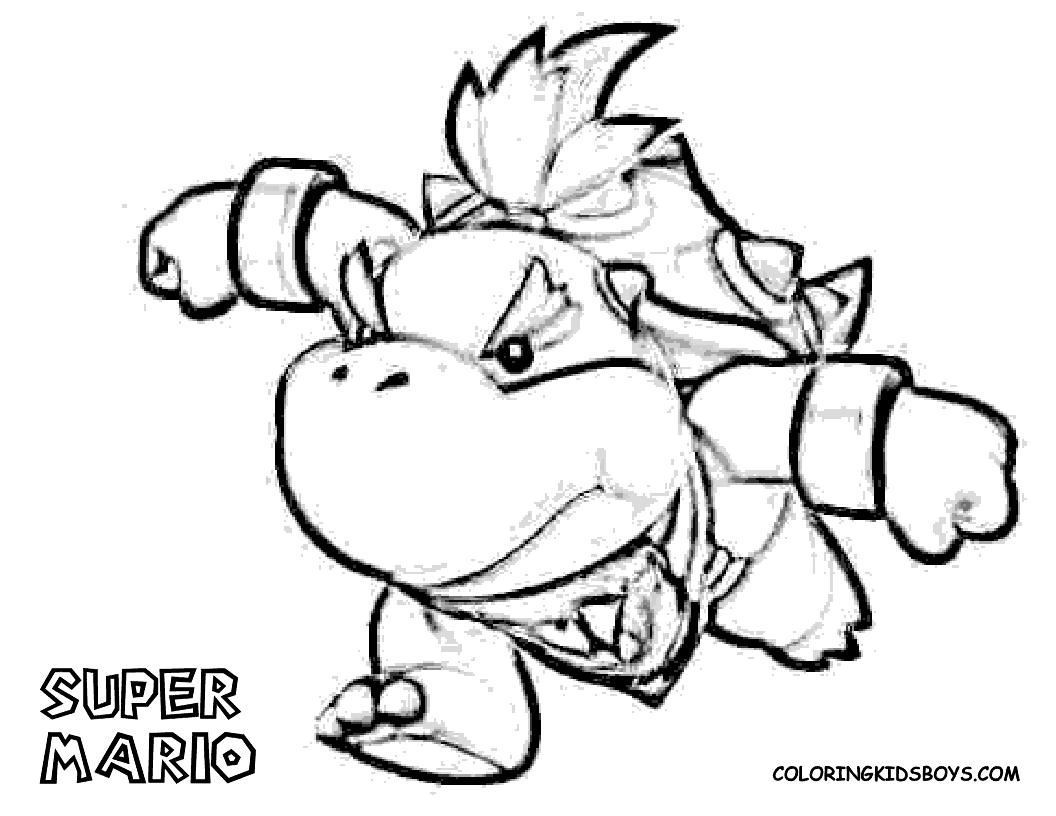 Раскраска: Super Mario Bros (Видео игры) #153684 - Бесплатные раскраски для печати