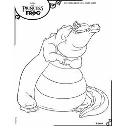 Раскраска: аллигатор (Животные) #430 - Бесплатные раскраски для печати