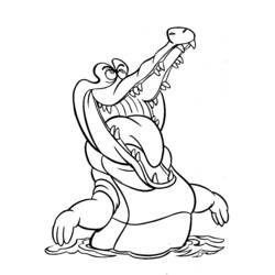 Раскраска: аллигатор (Животные) #458 - Бесплатные раскраски для печати