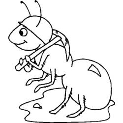 Раскраска: муравей (Животные) #6930 - Бесплатные раскраски для печати