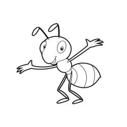 Раскраска: муравей (Животные) #6942 - Бесплатные раскраски для печати