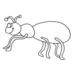 Раскраска: муравей (Животные) #7021 - Бесплатные раскраски для печати
