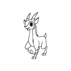 Раскраска: антилопа (Животные) #22624 - Бесплатные раскраски для печати