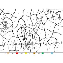 Раскраска: антилопа (Животные) #22625 - Бесплатные раскраски для печати