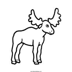 Раскраска: антилопа (Животные) #22653 - Бесплатные раскраски для печати