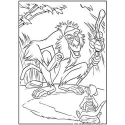 Раскраска: бабуин (Животные) #855 - Бесплатные раскраски для печати