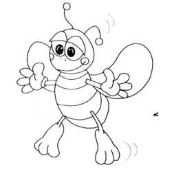 Раскраска: пчела (Животные) #102 - Бесплатные раскраски для печати