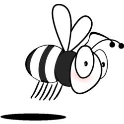 Раскраска: пчела (Животные) #96 - Бесплатные раскраски для печати