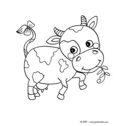 Раскраска: говядина (Животные) #1375 - Бесплатные раскраски для печати