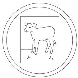 Раскраска: говядина (Животные) #1376 - Бесплатные раскраски для печати