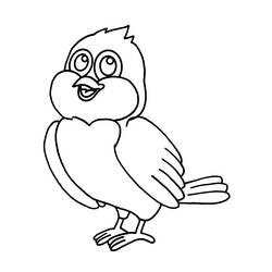 Раскраска: домашняя птица (Животные) #12069 - Бесплатные раскраски для печати