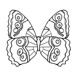 Раскраска: бабочка (Животные) #15691 - Бесплатные раскраски для печати