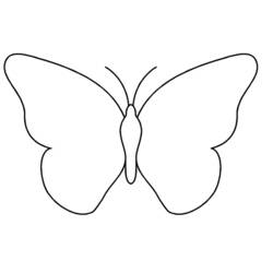 Раскраска: бабочка (Животные) #15701 - Бесплатные раскраски для печати