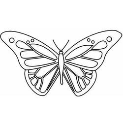 Раскраска: бабочка (Животные) #15744 - Бесплатные раскраски для печати