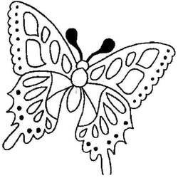Раскраска: бабочка (Животные) #15781 - Бесплатные раскраски для печати