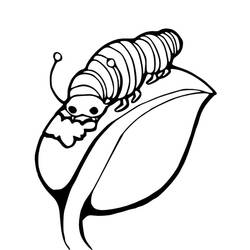 Раскраска: гусеница (Животные) #18250 - Бесплатные раскраски для печати