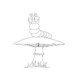 Раскраска: гусеница (Животные) #18353 - Бесплатные раскраски для печати
