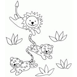 Раскраска: гепард (Животные) #7894 - Бесплатные раскраски для печати