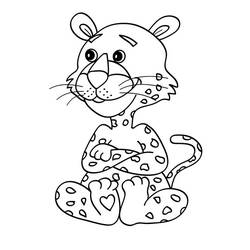 Раскраска: гепард (Животные) #7908 - Бесплатные раскраски для печати