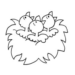 Раскраска: цыпленок (Животные) #15437 - Бесплатные раскраски для печати