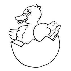 Раскраска: цыпленок (Животные) #15478 - Бесплатные раскраски для печати