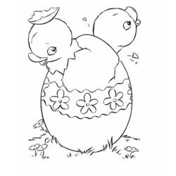 Раскраска: цыпленок (Животные) #15483 - Бесплатные раскраски для печати