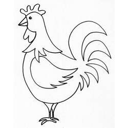 Раскраска: курица (Животные) #17236 - Бесплатные раскраски для печати